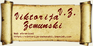 Viktorija Zemunski vizit kartica